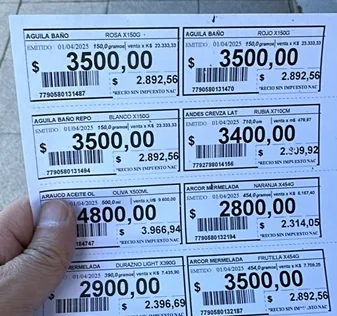 Transparencia Fiscal en exhibición de precio